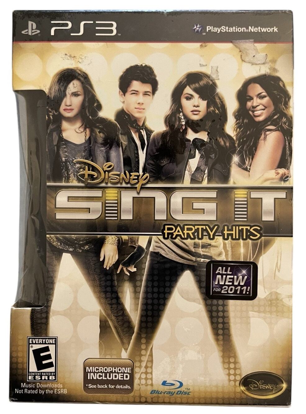 Disney Sing It Party Hits PlayStation 3 PS3 Microphone Included New Factory Seal